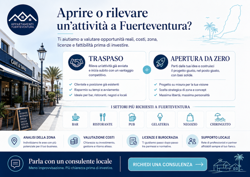 aprire o rilevare attivitá